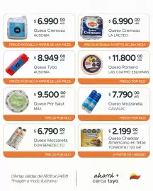 Catálogo El Milagro Mayorista semana 34 Página 6: Tonadita queso cheddar americano en fetas €2.199,00