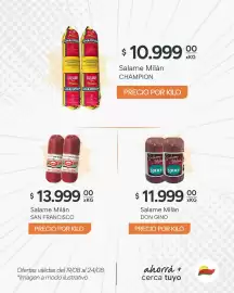 Catálogo El Milagro Mayorista semana 34 Página 8: San francisco salame milán €13.999,00, Don gino salame milán €11.999,00