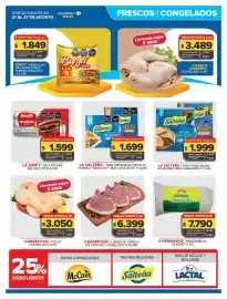 Folleto Carrefour Maxi Página 9: Carrefour - pollo congelado x kg €3.050,00, Cuarto trasero congelado €3.489,00