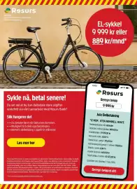 Jula kundeavis Side 18: EL-sykkel €9.999,00