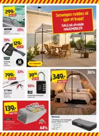 Jula kundeavis Side 9: Fritidsøks €129,00, Lastenett €299,00