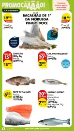 Folheto Pingo Doce | Fim de Semana Página 6: Carapau pequeno €3,99, Filete de salmão fresco €8,99