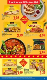 Folheto Lidl semana 35 Página 15: El tequito nuggets de chilli e queijo €2,99, El tequito pizza snack €3,29