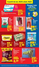 Folheto Lidl semana 35 Página 43: Milbona Mozzarella Light €0,79, Vaqueiro Creme Vegetal para Cozinhar €2,99