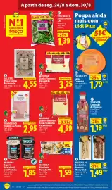 Folheto Lidl semana 35 Página 8: Milbona queijo flamengo fatias redondas pack familiar €4,59