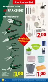 Folheto Lidl | Novidades Página 12: Jes collection utensílios de cozinha €1,00, Parkside tesoura de jardinagem €3,00