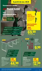 Folheto Lidl | Novidades Página 21: Parkside mesa multifuncional €44,99, Parkside suporte de sustentação de tetos €12,99