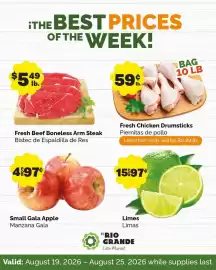 El Rio Grande weekly ad week 34 Page 1