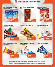 Catalog Unicarm Pagină 4: Lion chocolate duo €3,70, Kinder ciocolata €18,09