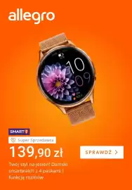 Allegro gazetka tydzień 34 Strona 3: Smartwatch damski z 4 paskami i funkcją rozmów €139,90
