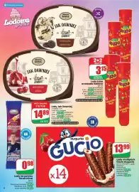 Dino gazetka Strona 6: Lody tuba oranżada Hellena €1,57, Lody na patyku Strzał €0,98