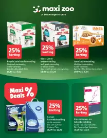Maxi Zoo folder week 35 Pagina 1