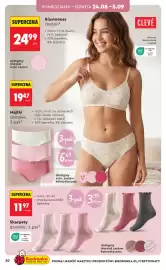 Biedronka gazetka Strona 20: Majtki damskie 3 pak €19,47, Skarpety damskie, 3-pak €11,97