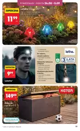 Biedronka gazetka Strona 23: Latarka €9,99, Lampka solarna LED €11,99