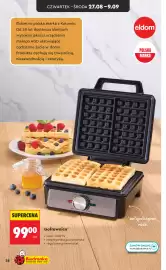 Biedronka gazetka Strona 28: Gofrownica €99,00