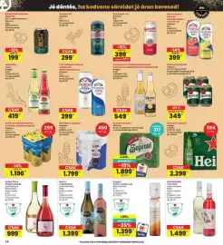 Interspar akciós újság hét 35 Oldal 14: 1664 blanc sör €1.799,00, Soproni sör €1.899,00