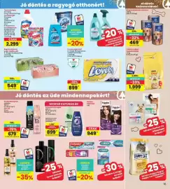 Interspar akciós újság hét 35 Oldal 15: TOMI Mosókapszula €2.299,00, Lovely papírtörlő €899,00
