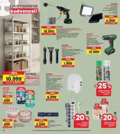 Interspar akciós újság hét 35 Oldal 18: Simpex LED-fényforrás, EasyMaxx nagy teherbírású polc €10.999,00