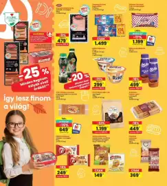 Interspar akciós újság hét 35 Oldal 2: Milka csokoládéital €499,00, Pöttyös Túró Rudi 7 db-os multipack €1.199,00