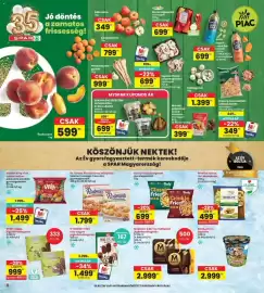 Interspar akciós újság hét 35 Oldal 8: Magnum jégkrém €2.999,00, Dr. Oetker piccolissima minipizza €1.799,00