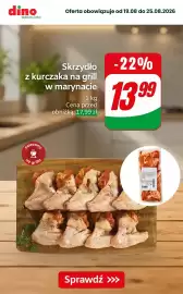 Dino gazetka tydzień 34 Strona 3: Skrzydło z kurczaka na grill w marynacie €13,99