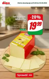 Dino gazetka tydzień 34 Strona 4: Ser Edamski Mlekovita €19,99