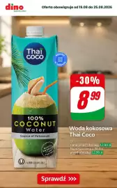Dino gazetka tydzień 34 Strona 6: Woda niegazowana kokosowa Thai Coco €8,99