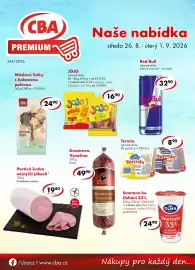 CBA leták | Premium Strana 1: Jojo mečvíci medvedky €16,90, Olma smetana ke šlehání 33% €24,90