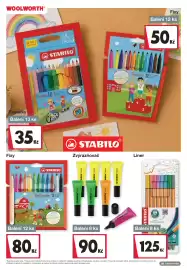 Woolworth leták Strana 5: Stabilo zvýrazňovač €90,00, Stabilo Liner €125,00