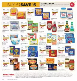 Family Fare weekly ad week 35 Page 4: Nabisco Family Size Cookies €3,99, Crystal Light Drink Mix €1,99