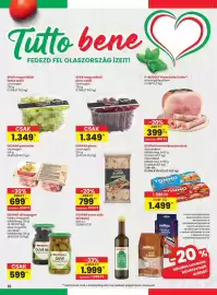 Spar akciós újság hét 35 Oldal 10: Spar fehér szőlő €1.349,00, Lavazza kávé €19.999,00