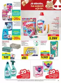 Spar akciós újság hét 35 Oldal 17: Regina dobozos papír zsebkendő €549,00, Lovely papírtörlő €899,00