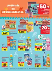 Spar akciós újság hét 35 Oldal 3: Haribo gumi €649,00, Nesquik instant kakaóitalpor €3.999,00