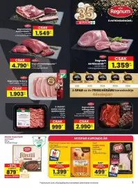 Spar akciós újság hét 35 Oldal 7: Herz sonka €499,00, Master Good füstli €879,00