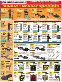 Dunham's Sports weekly ad week 34 Page 6: Barnett Hyper Speed Bag €69,99, Hornet 420 fps bag €24,99
