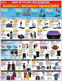 Dunham's Sports weekly ad week 34 Page 9: Lifesmart under the desk with incline treadmill €199,99