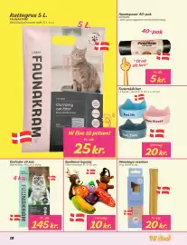 Hi five tilbudsavis Side 18: Småland legetøj €10,00, Faunakram tørfoder til kat med kylling €145,00
