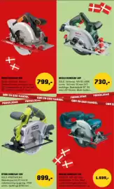 XL-BYG tilbudsavis uge 34 Side 19: Bosch rundsav 18v €730,00, Ryobi rundsav 18v €899,00