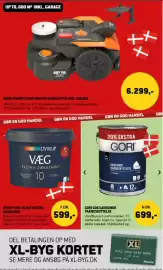 XL-BYG tilbudsavis uge 34 Side 2: Dyrup Væg 10 Mat Ekstra Dækkende €599,00, Gori dækkende træbeskyttelse €699,00