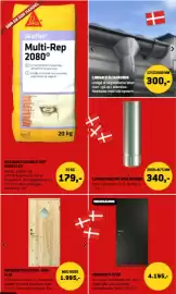 XL-BYG tilbudsavis uge 34 Side 41: Lindab Rainline Nedløbsrør €340,00, Swedoor P-1200 €4.195,00