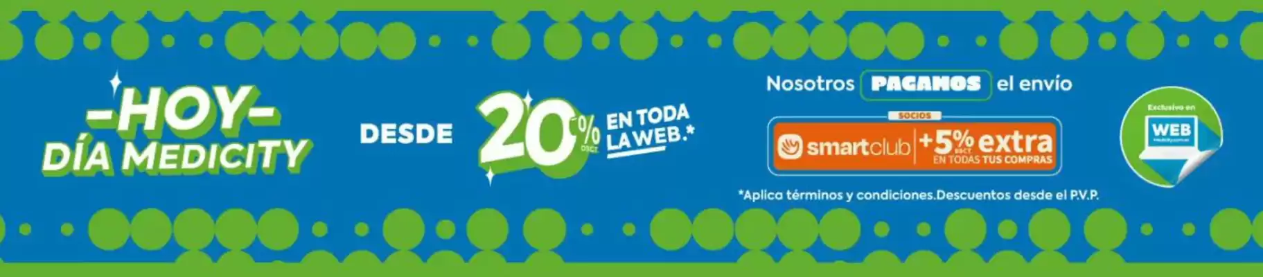 Farmacias Medicity (válido hasta 2-10)