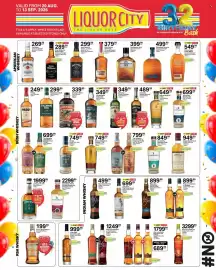 Liquor City catalogue Page 2: Three Ships Select Blended Whisky €199,99, Gentleman Jack Rare Tennessee Whiskey €399,99