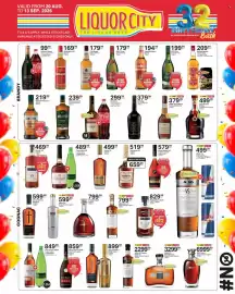 Liquor City catalogue Page 4: Wellington VO Brandy €169,99, Klipdrift Premium Brandy €219,99