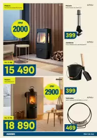Maxbo kundeavis Side 12: Dovre Peisovn sense 213 sort lakk €15.490,00, Schou Peissett day 3deler sort €399,00
