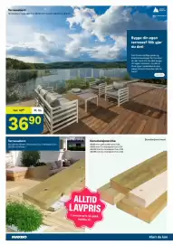 Maxbo kundeavis Side 18: Terrassebord royal oljet furu €3.690,00