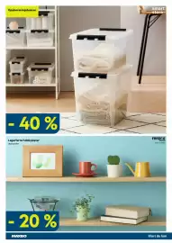 Maxbo kundeavis Side 8: Fritze engros lagerførte hobbyplater ubehandlet, Oppbevaringsbokser