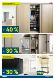 Maxbo kundeavis Side 9: Flexislide garderobe, Harmoni Reol midi galvanisert €299,00