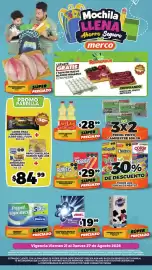 Folleto Merco semana 34 Página 1: Ave Aceite Vegetal €28,99, Ariel Detergente en Polvo Paraíso Floral €19,99