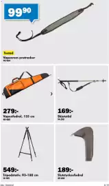 Biltema reklamblad Sida 9: Tripodstativ €549,00, Vapenfodral €279,00
