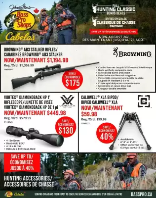 Cabela's (valid until 26-08)
